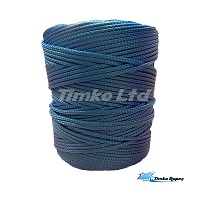 3mm Blue Braided Nylon Cord - 180m Reel