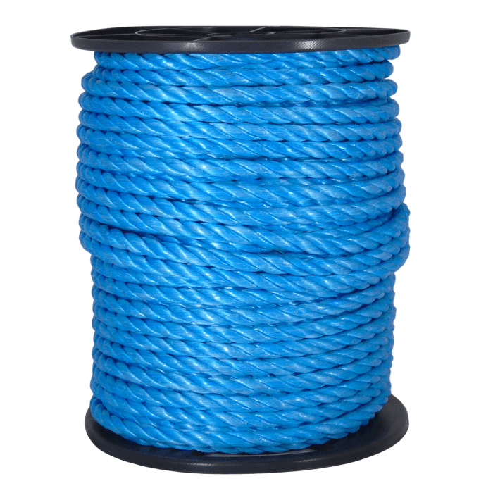 12mm Blue Polypropylene Rope - 55m reel