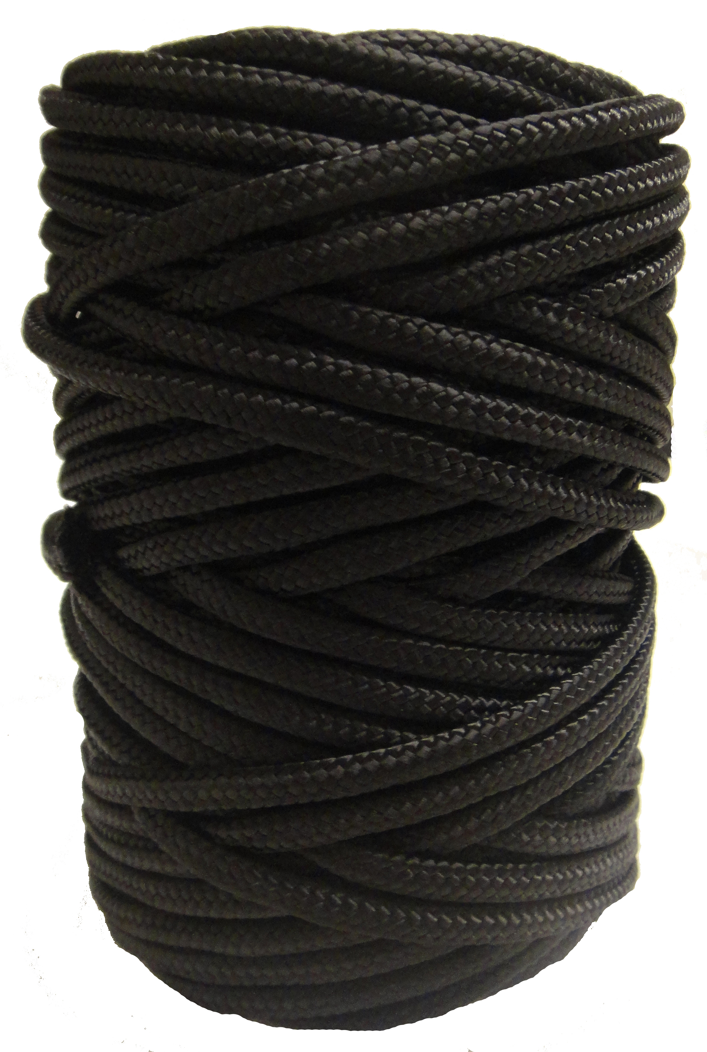 6mm Black Polypropylene Braided Poly Rope Cord Metres Strong String 