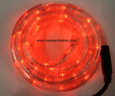 Red LED Rope Light 9m for in & Outdoor use & controller