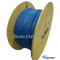8mm Blue Polypropylene Duct Rope On Wooden Drum x 500m