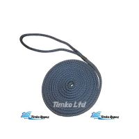 14mm Navy Blue Polyester Dockline 6m with Spliced Eye