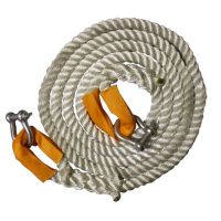 12 Metres x 24mm 3-Strand Nylon Recovery/Tow Rope With Shackles