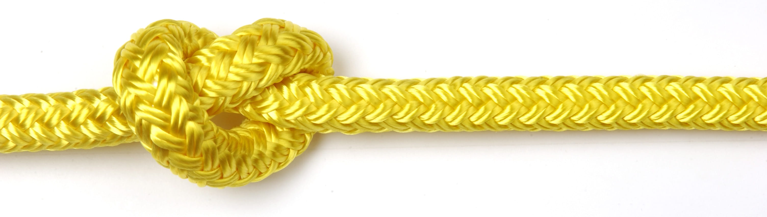 6mm Yellow Braid On Braid Polyester Rope - 200m Reel